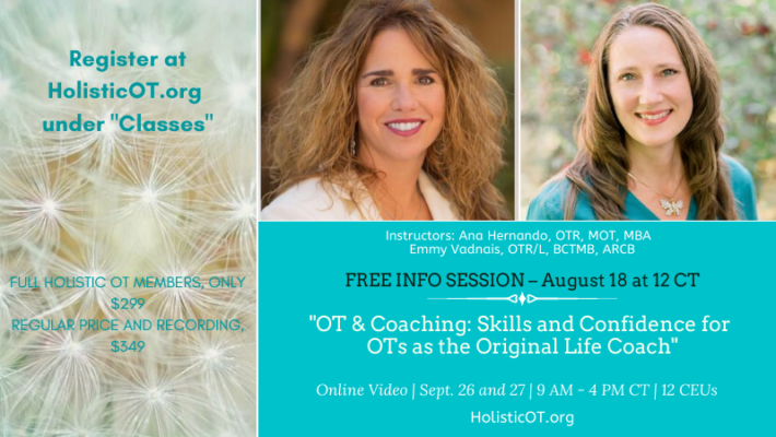 Free Info Session – OT and Coaching Class – Aug 18