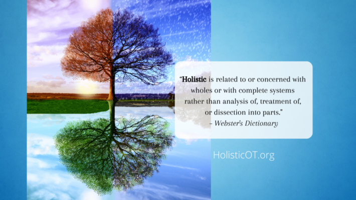 Holistic is Related to Wholes