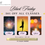 Black Friday 50% Off All Classes Black Friday 50% Off All Classes