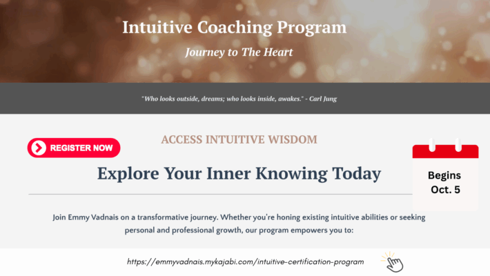 Join the Intuitive Coaching Program – Begins Oct. 5